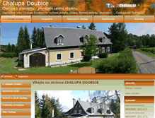 Tablet Screenshot of chalupadoubice.cz
